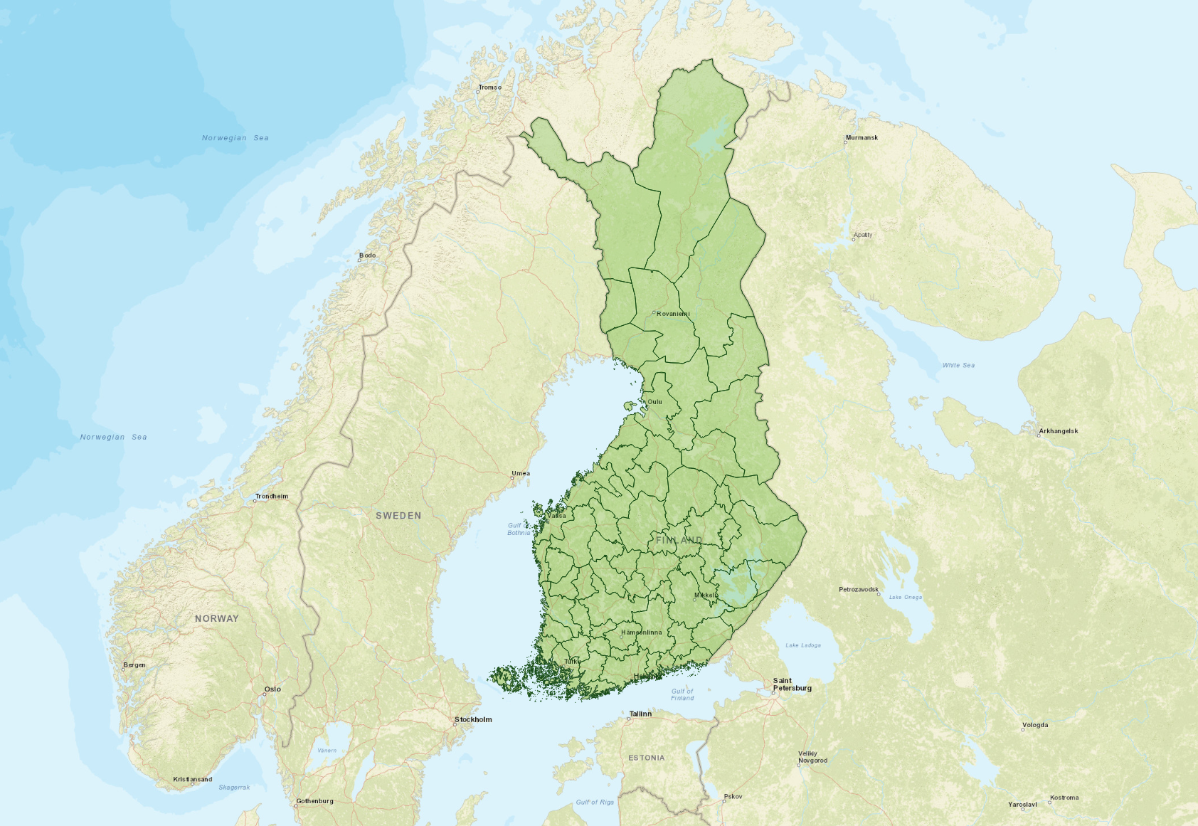 Ekonomiska regioner i Finland