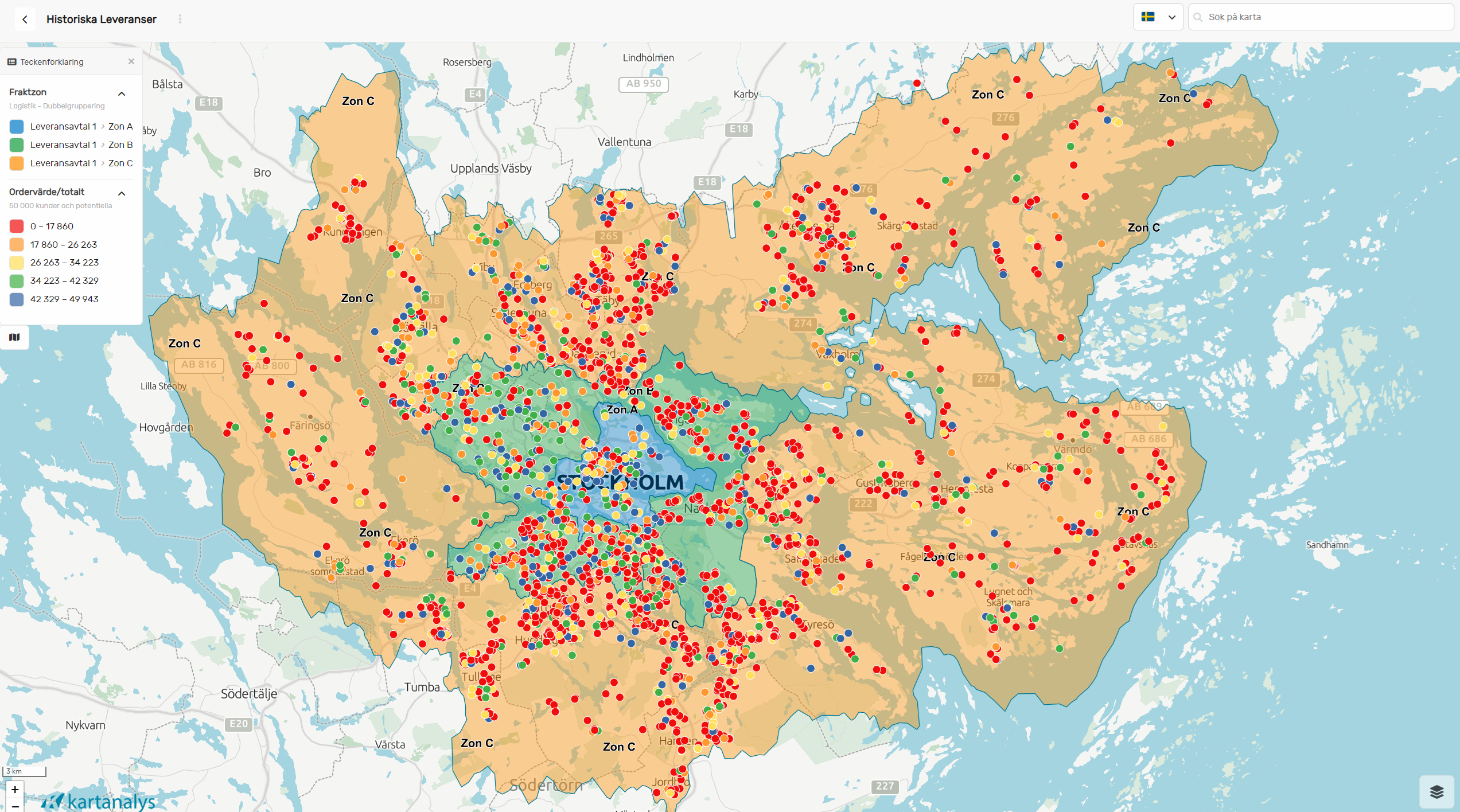 Kartanalys för smartare logistik