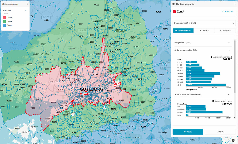 Stort utbud av nordiska geodatafiler